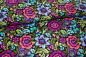 Preview: Designer-Baumwollstoff Nightshade deja vu – Spider Blossom(10 cm)